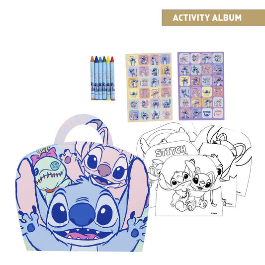 ALBUM ACTIVIDADES COLOREABLE STITCH - Imagen 1