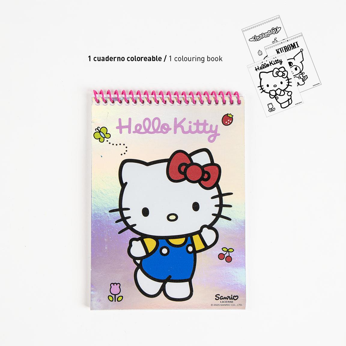 SET PAPELERÍA COLOREABLE DISPLAY HELLO KITTY - Imagen 3