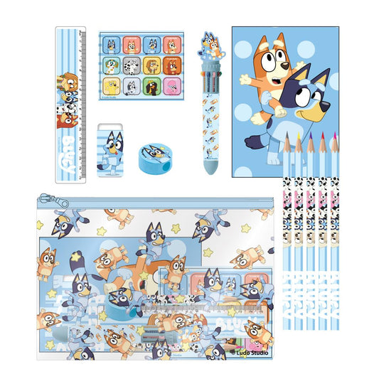 SET PAPELERÍA ESCOLAR EVA BLUEY - Imagen 1