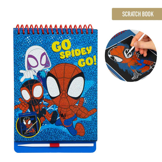 SET DE PAPELERÍA SCRATCH BOOK SPIDEY - Imagen 1