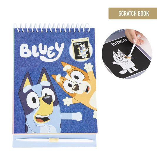 SET DE PAPELERÍA SCRATCH BOOK BLUEY - Imagen 1