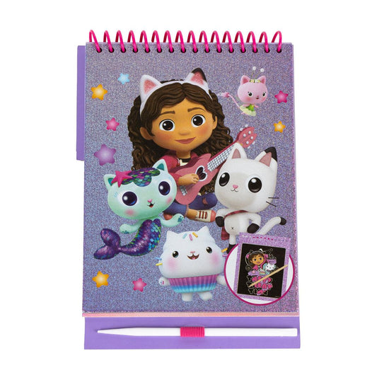SET DE PAPELERÍA SCRATCH BOOK GABBY´S DOLLHOUSE - Imagen 1