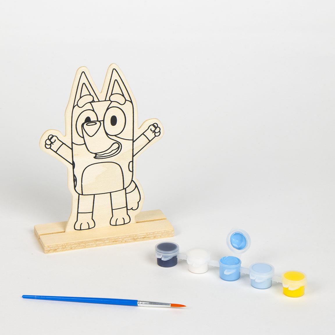FIGURAS COLOREABLES MADERA BLUEY - Imagen 3