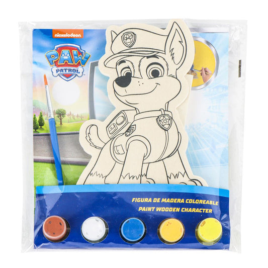 FIGURAS COLOREABLES MADERA PAW PATROL - Imagen 1