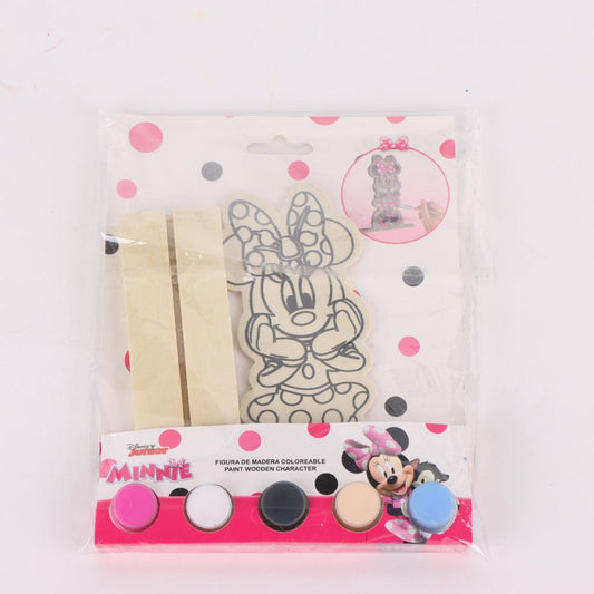 FIGURAS COLOREABLES MADERA MINNIE - Imagen 1