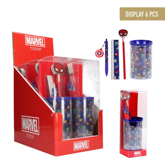 SET DE PAPELERÍA PORTALÁPICES AVENGERS - Imagen 1