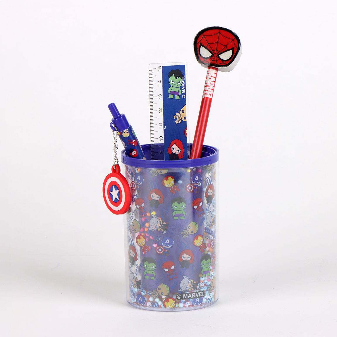 SET DE PAPELERÍA PORTALÁPICES AVENGERS - Imagen 3
