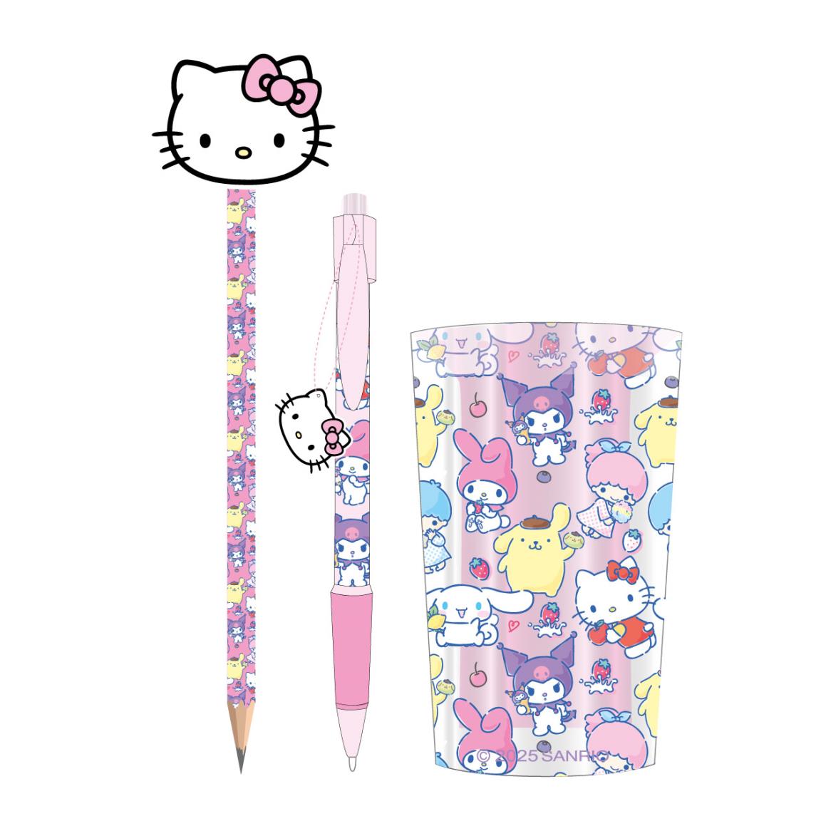 SET DE PAPELERÍA PORTALÁPICES HELLO KITTY - Imagen 3