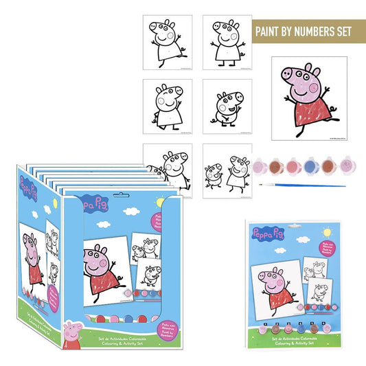 SET DE PAPELERÍA COLOREABLE PEPPA PIG - Imagen 1