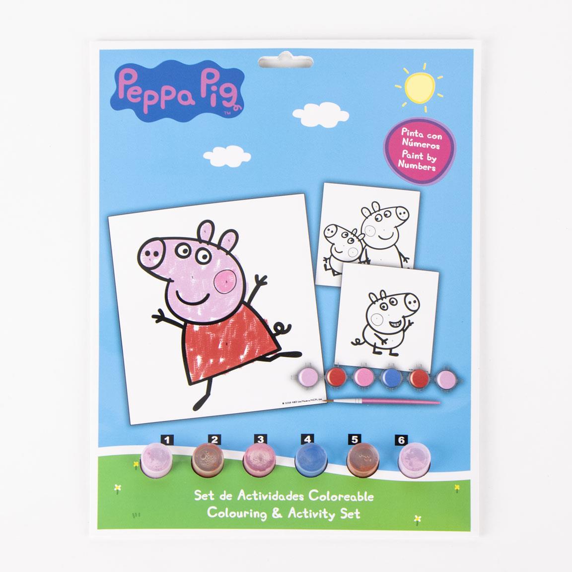 SET DE PAPELERÍA COLOREABLE PEPPA PIG - Imagen 2