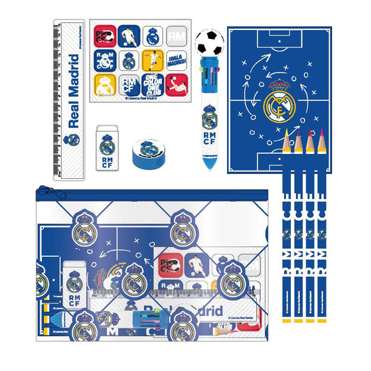 SET PAPELERÍA ESCOLAR EVA REAL MADRID - Imagen 1