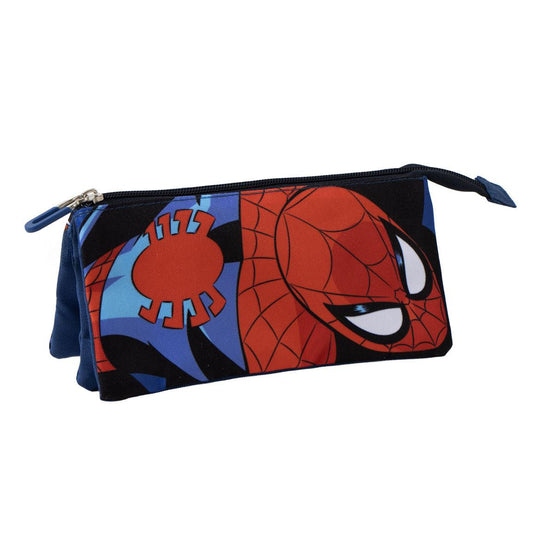 ESTUCHE PORTATODO 3 COMPARTIMENTOS SPIDERMAN