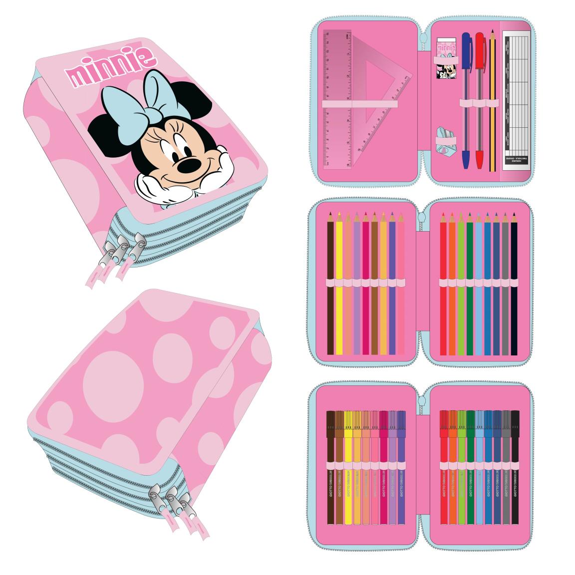 PLUMIER CON ACCESORIOS MINNIE