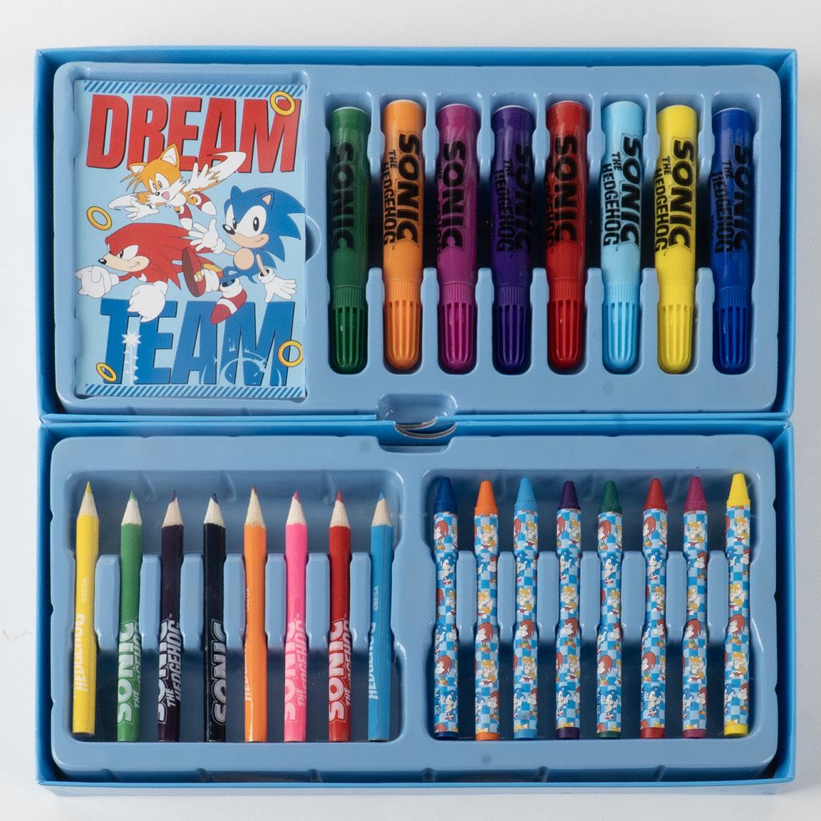 SET COLOREABLE MALETIN SONIC