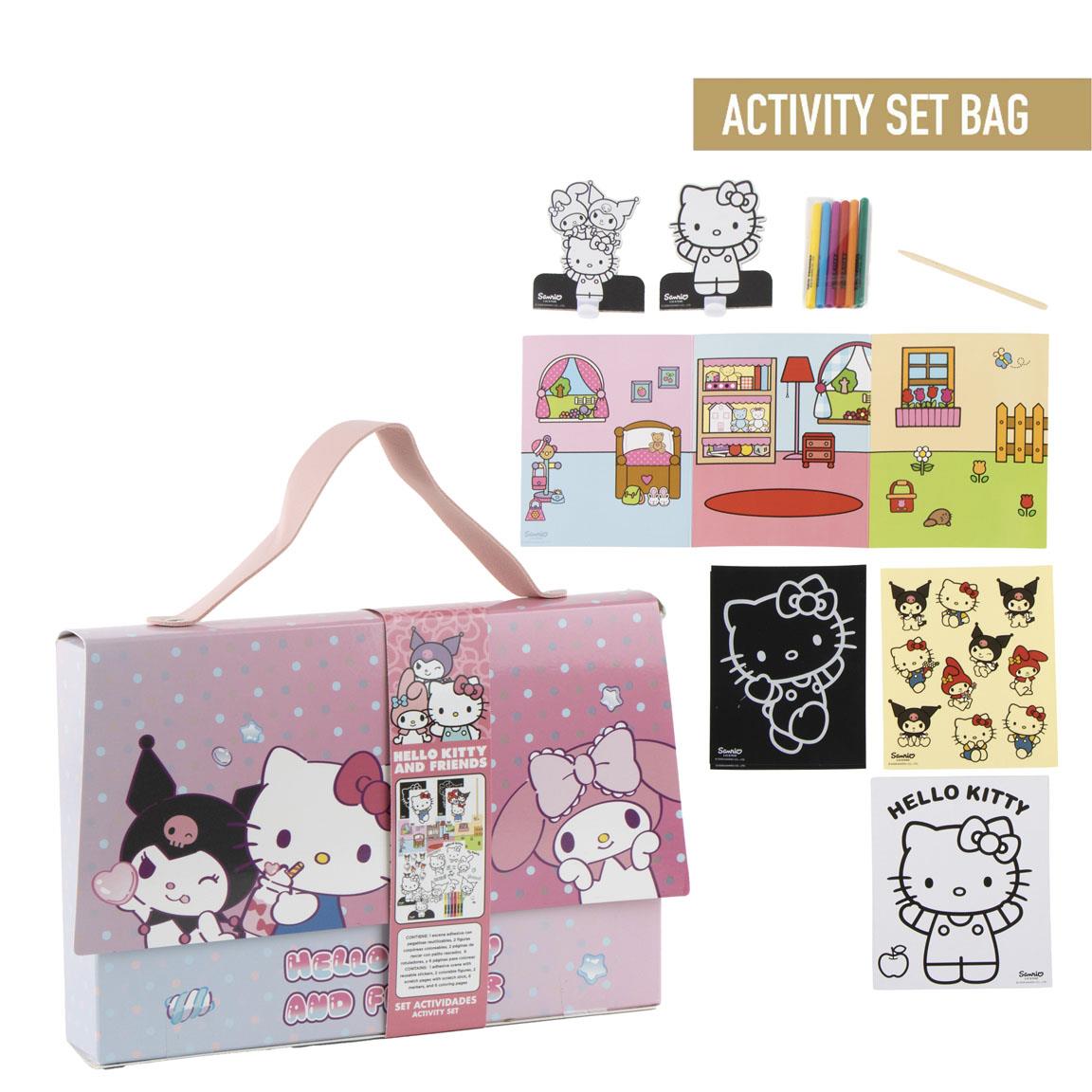SET COLOREABLE BOLSO HELLO KITTY