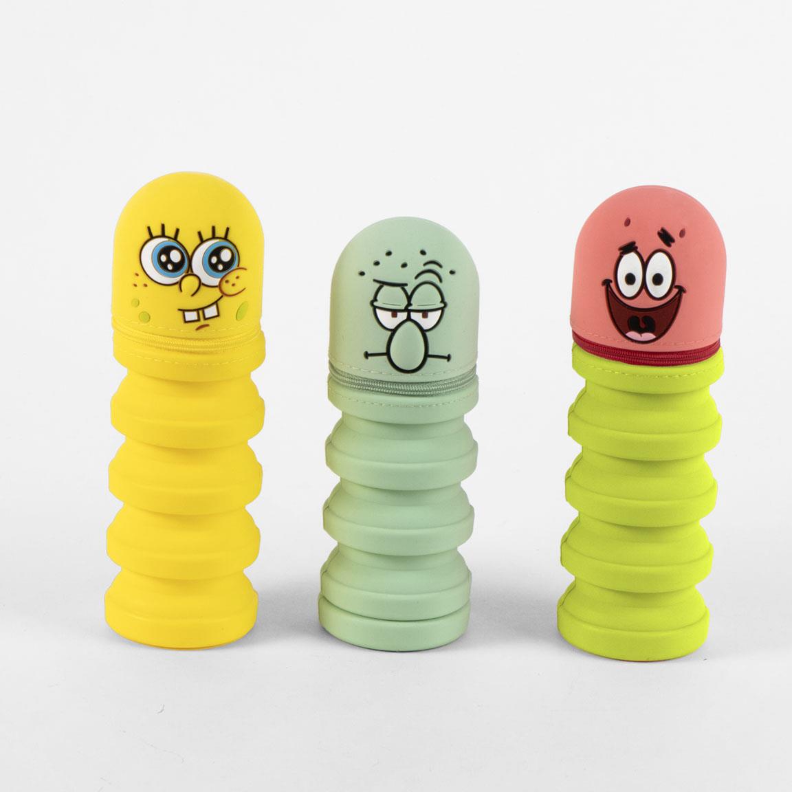 ESTUCHE PORTATODO SILICONA BOB ESPONJA