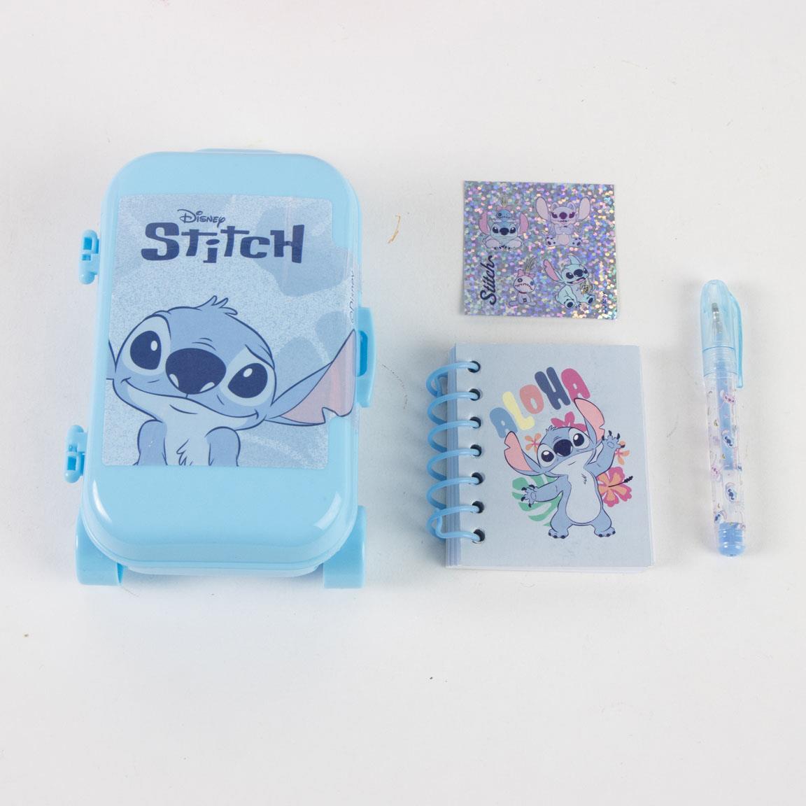SET DE PAPELERIA SORPRESA STITCH