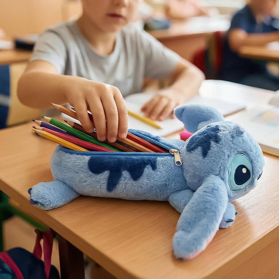 ESTUCHE PORTATODO PELUCHE STITCH