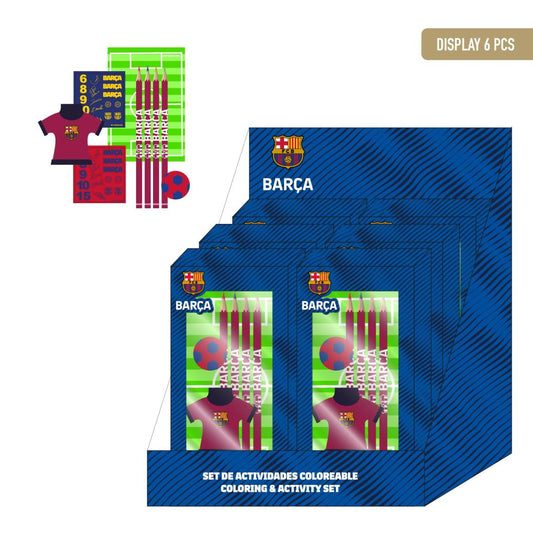 SET DE PAPELERIA COLOREABLE FC BARCELONA