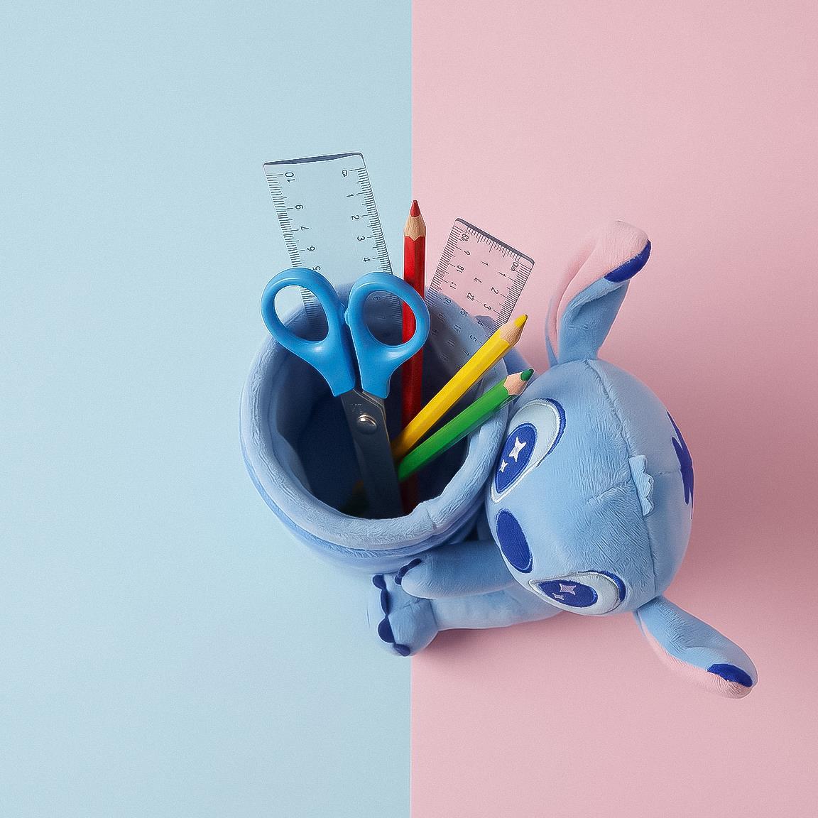 PORTALAPICES PELUCHE STITCH