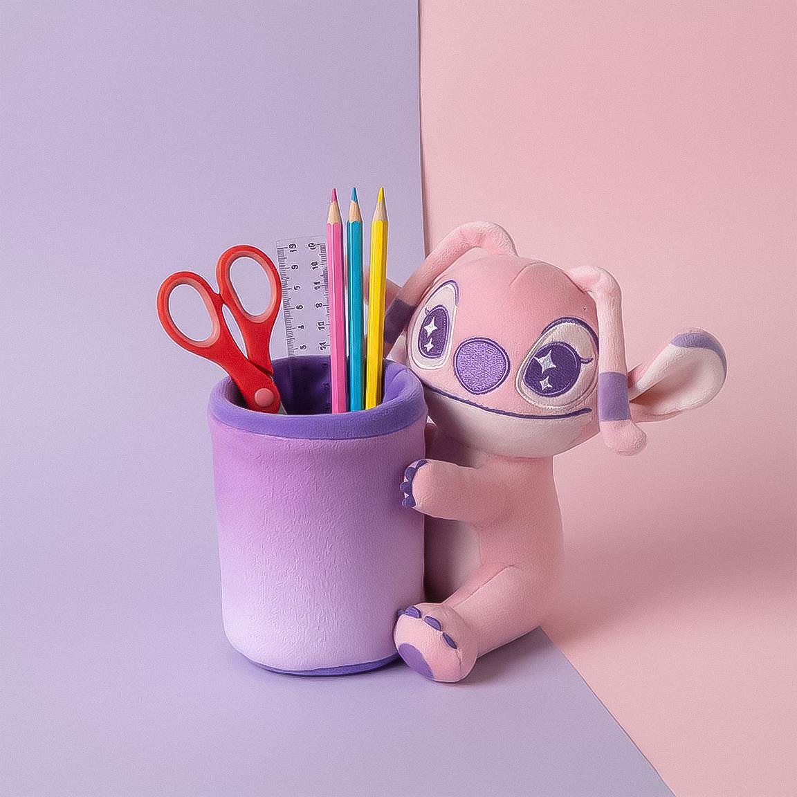 PORTALAPICES PELUCHE STITCH ANGEL