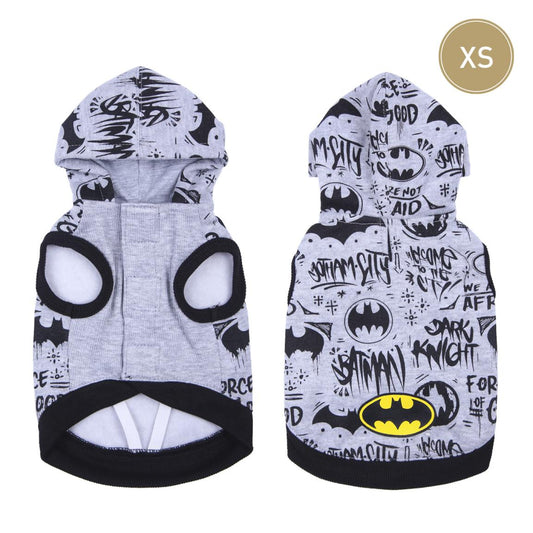 SUDADERA PARA PERRO XS COTTON BRUSHED BATMAN - Imagen 1