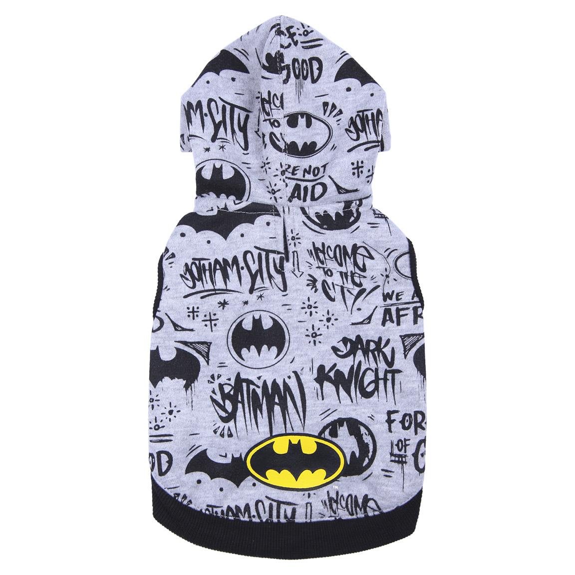 SUDADERA PARA PERRO XS COTTON BRUSHED BATMAN - Imagen 2