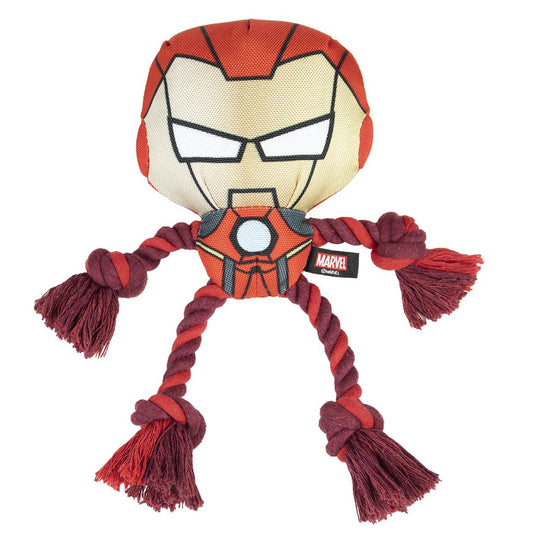JUGUETE PARA PERRO CUERDA AVENGERS IRON MAN - Imagen 1