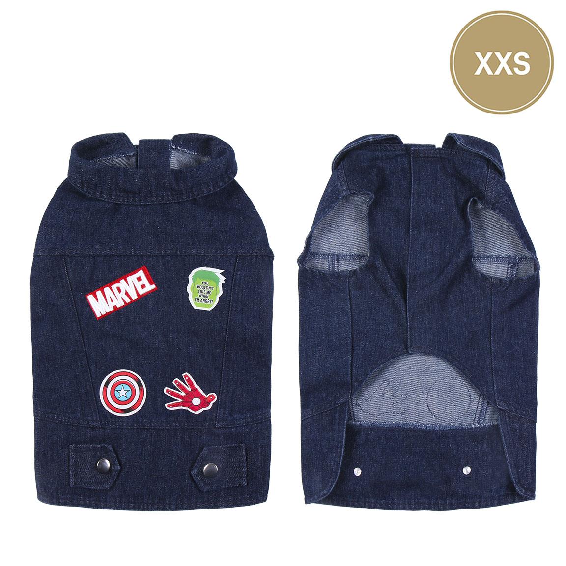 CHAQUETA VAQUERA PARA PERROS XXS MARVEL - Imagen 1