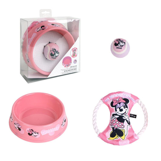 SET PARA MASCOTAS JUGUETE MINNIE - Imagen 1