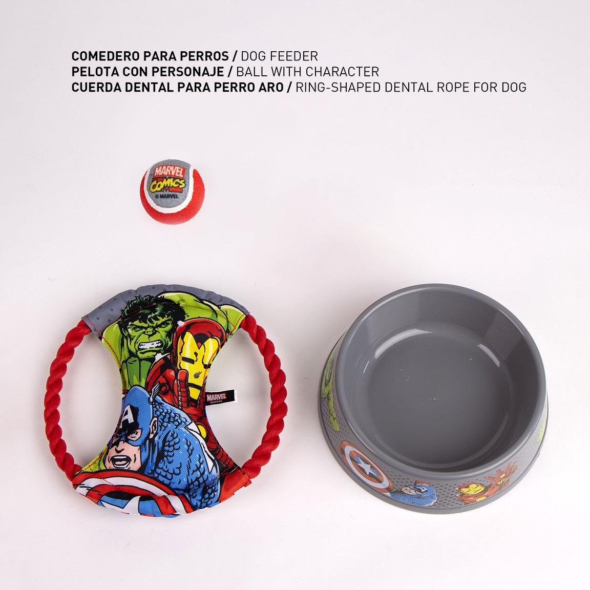 SET PARA MASCOTAS JUGUETE MARVEL - Imagen 2