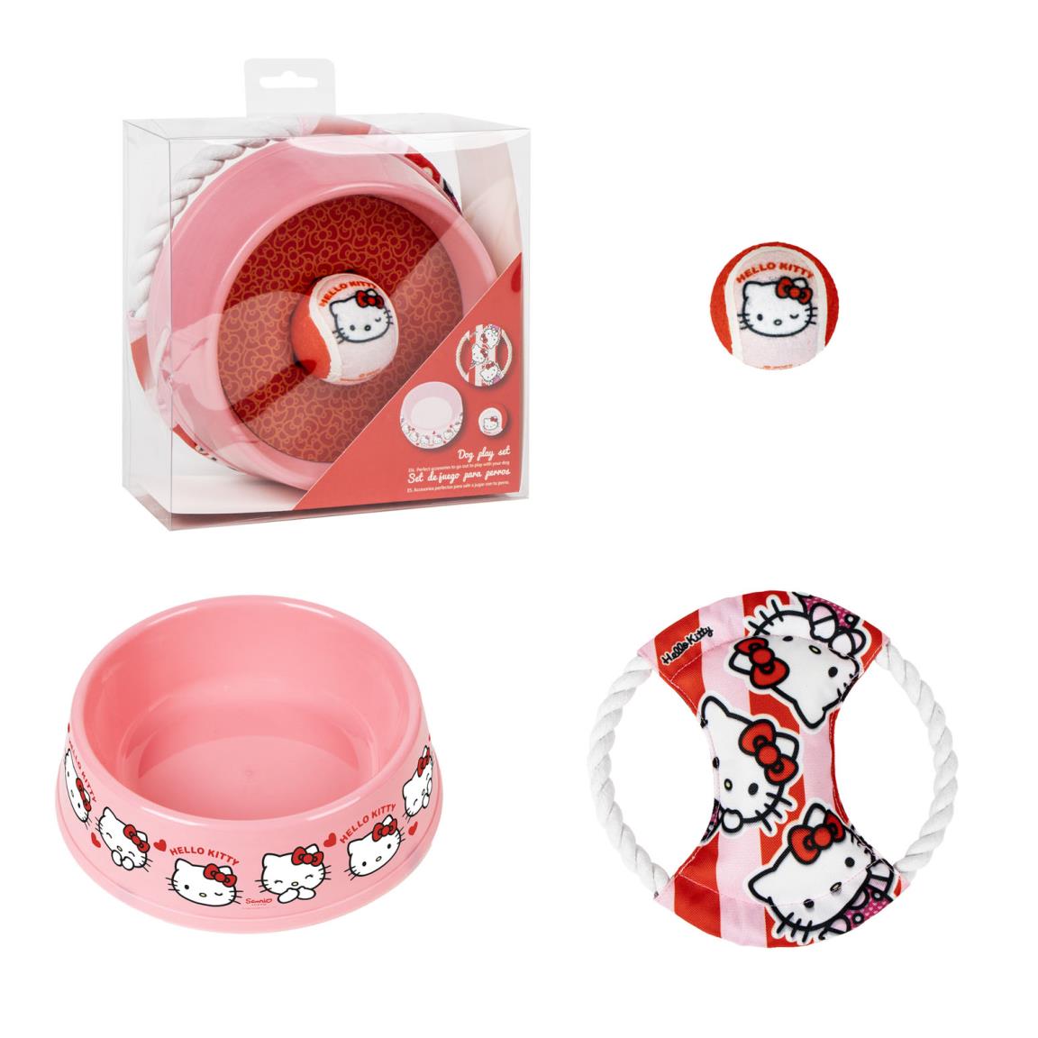 SET PARA MASCOTAS HELLO KITTY - Imagen 1