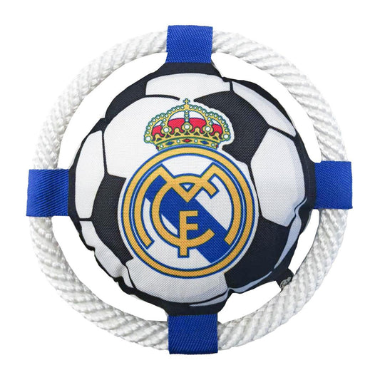 FRISBEE PARA PERRO CUERDA REAL MADRID - Imagen 1