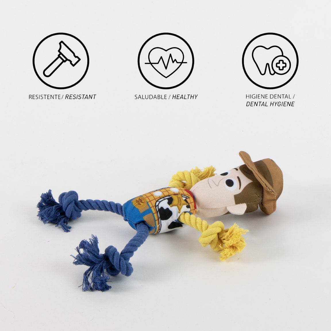 JUGUETE PARA PERRO CUERDA TOY STORY WOODY