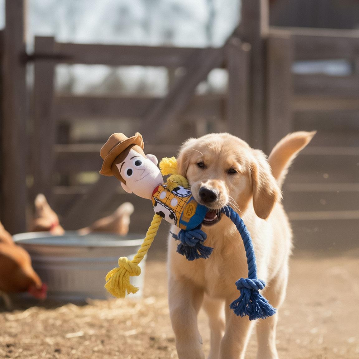 JUGUETE PARA PERRO CUERDA TOY STORY WOODY