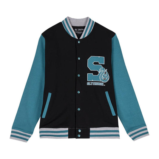 SUDADERA CON CREMALLERA COTTON BRUSHED HARRY POTTER SLYTHERIN - Imagen 1