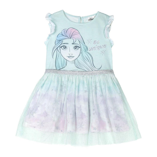 VESTIDO SINGLE JERSEY FANTASIA FROZEN - Imagen 1