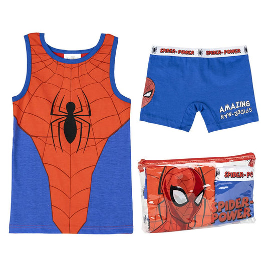 PIJAMA TIRANTES SINGLE JERSEY NECESER SPIDERMAN - Imagen 1