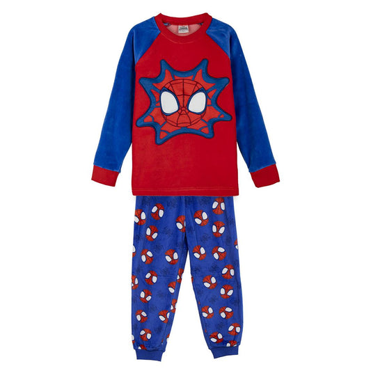 PIJAMA LARGO CORAL FLEECE APLICACIONES SPIDEY - Imagen 1