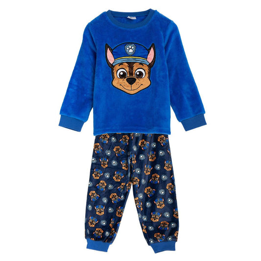 PIJAMA LARGO CORAL FLEECE APLICACIONES PAW PATROL - Imagen 1