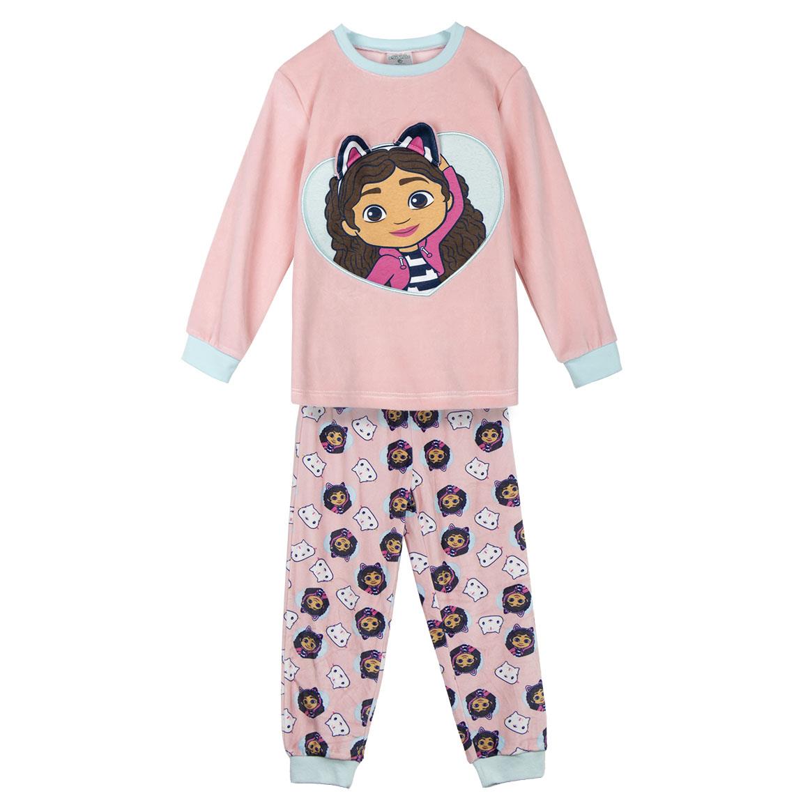 PIJAMA LARGO CORAL FLEECE APLICACIONES GABBY´S DOLLHOUSE - Imagen 1