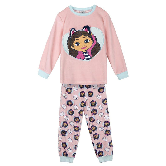 PIJAMA LARGO CORAL FLEECE APLICACIONES GABBY´S DOLLHOUSE - Imagen 1