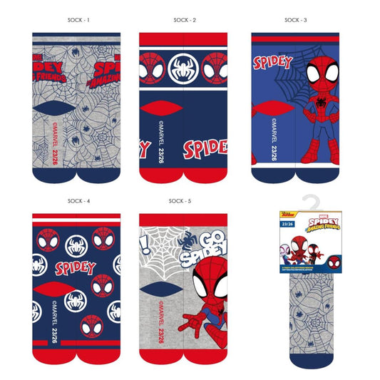 PACK CALCETINES NIÑO SPIDEY - Imagen 1