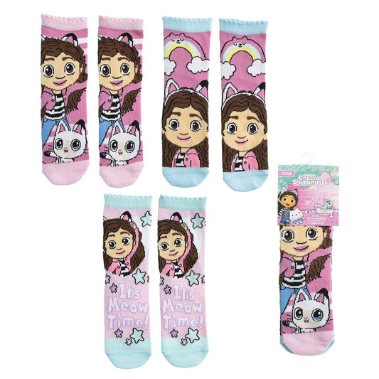 PACK CALCETINES 3 PIEZAS GABBY´S DOLLHOUSE - Imagen 1