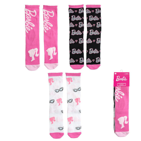PACK CALCETINES 3 PIEZAS BARBIE - Imagen 1