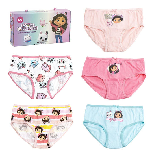 PACK BRAGUITAS SINGLE JERSEY 5 PIEZAS GABBY´S DOLLHOUSE - Imagen 1