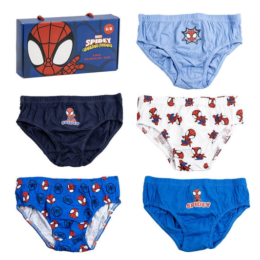 PACK CALZONCILLOS SINGLE JERSEY 5 PIEZAS SPIDEY - Imagen 1