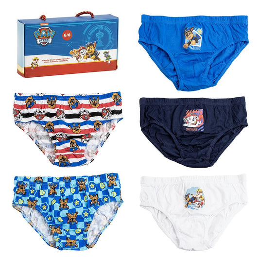 PACK CALZONCILLOS SINGLE JERSEY 5 PIEZAS PAW PATROL - Imagen 1