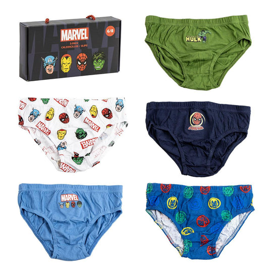 PACK CALZONCILLOS SINGLE JERSEY 5 PIEZAS MARVEL - Imagen 1