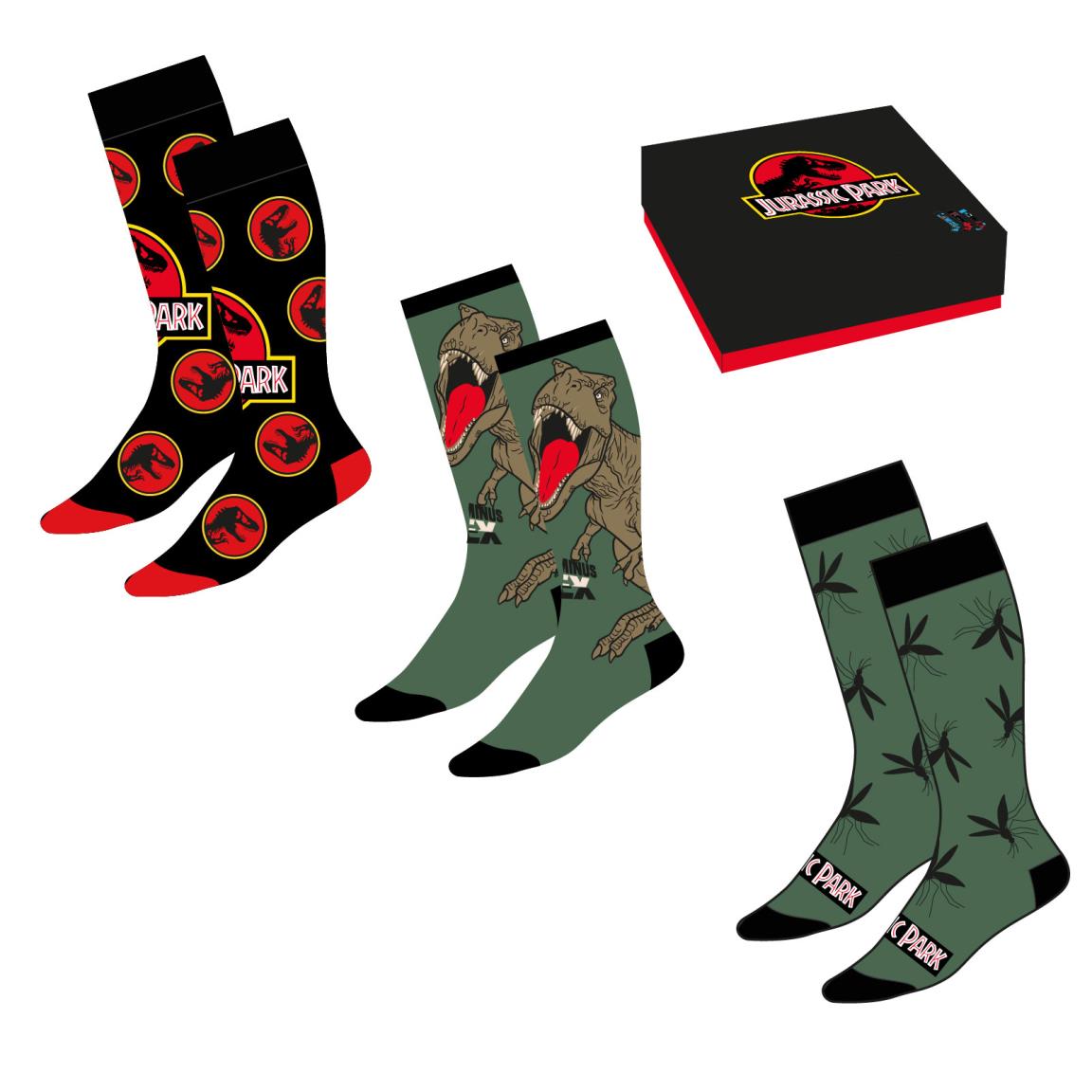 CALCETINES PACK JURASSIC PARK
